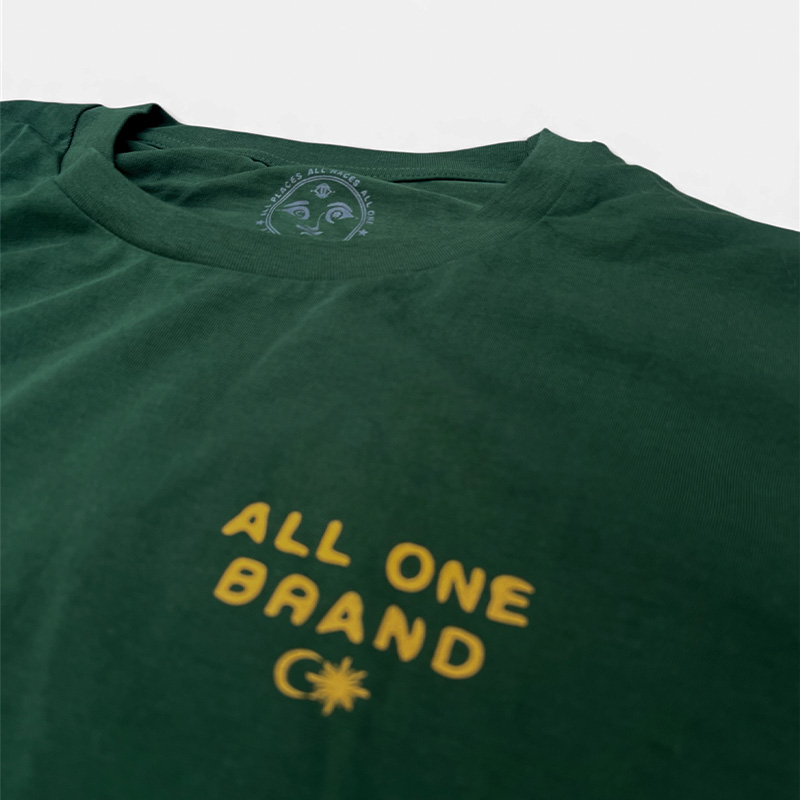 Face Back Print - Green / Yellow | alternative streetwear tee