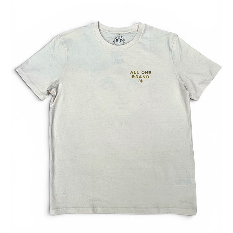 Face Back Print - Natural / Beige | alternative streetwear tee