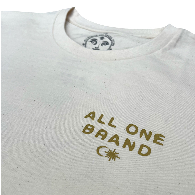 Face Back Print - Natural / Beige | alternative streetwear tee