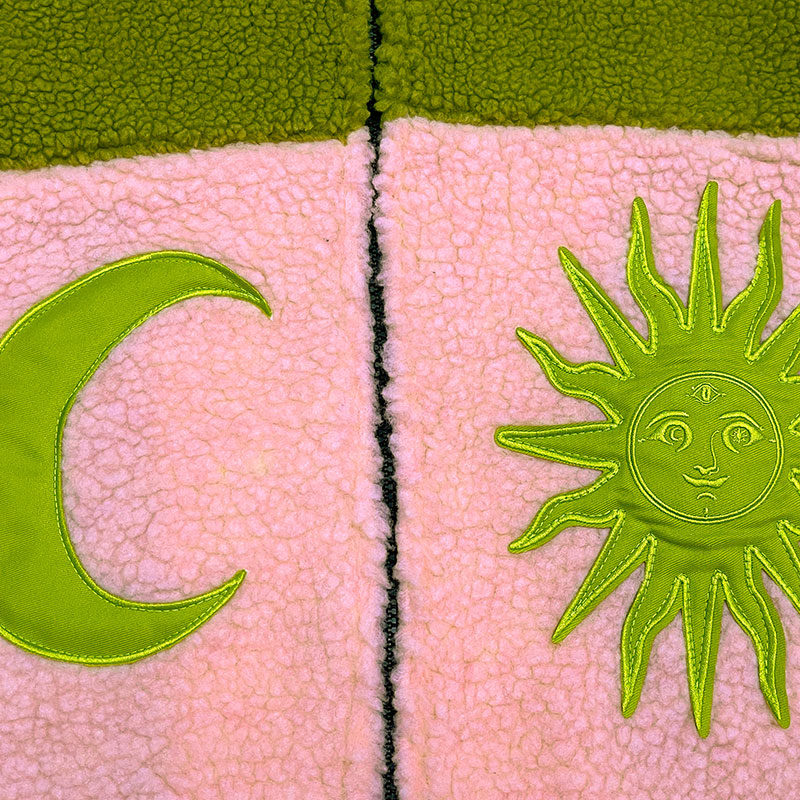 Ninja Polar Jacket- Pink / Green | polar tecnico con identidad All One