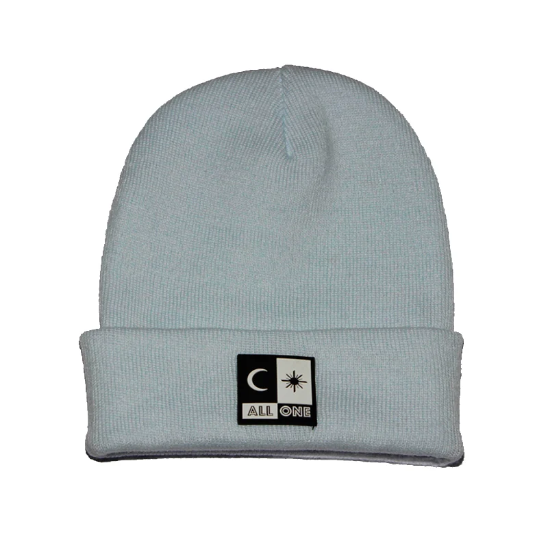 Acrylic beanie/pastel blue