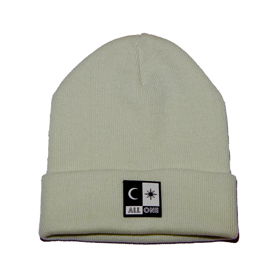 Acrylic beanie/pastel mint