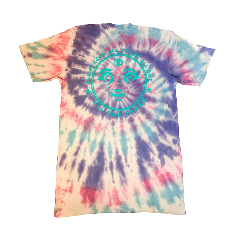 All one face back print cheesecake tie dye
