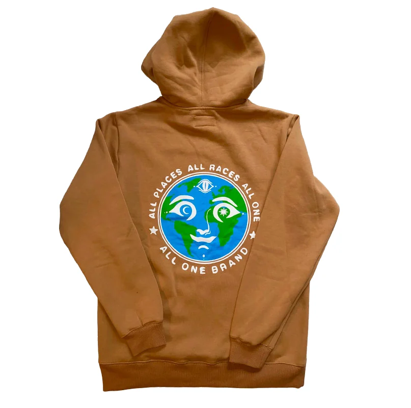 All Places All Races Hoodie - Caramel