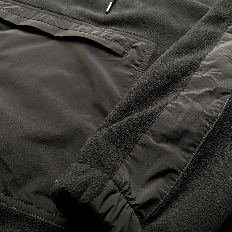 Cargo Polar Hoodie - Black