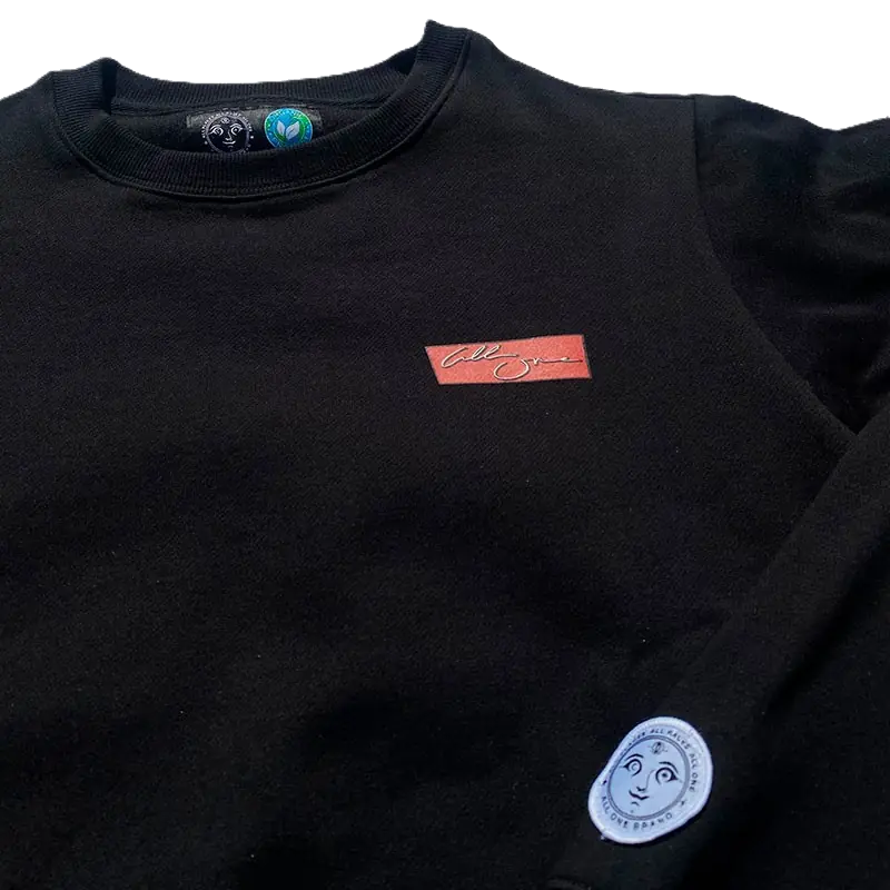 Conversations avec l'univers crewneck - Black