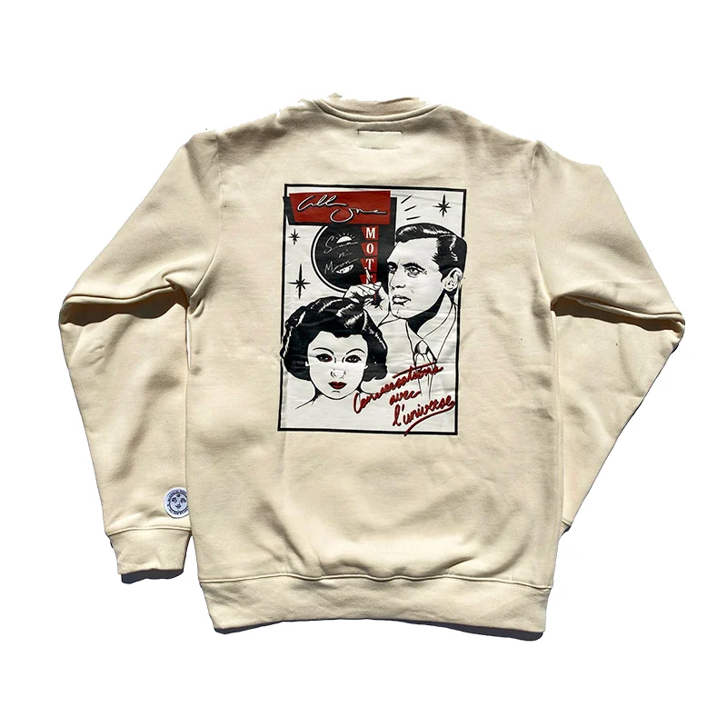 Conversations avec l'univers crewneck - Natural