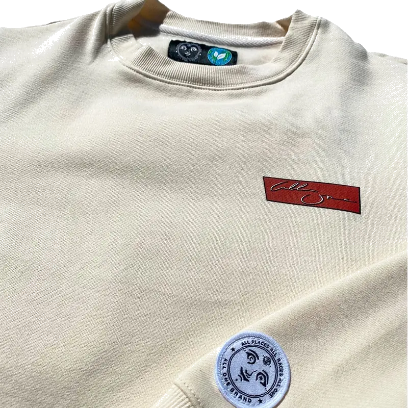 Conversations avec l'univers crewneck - Natural