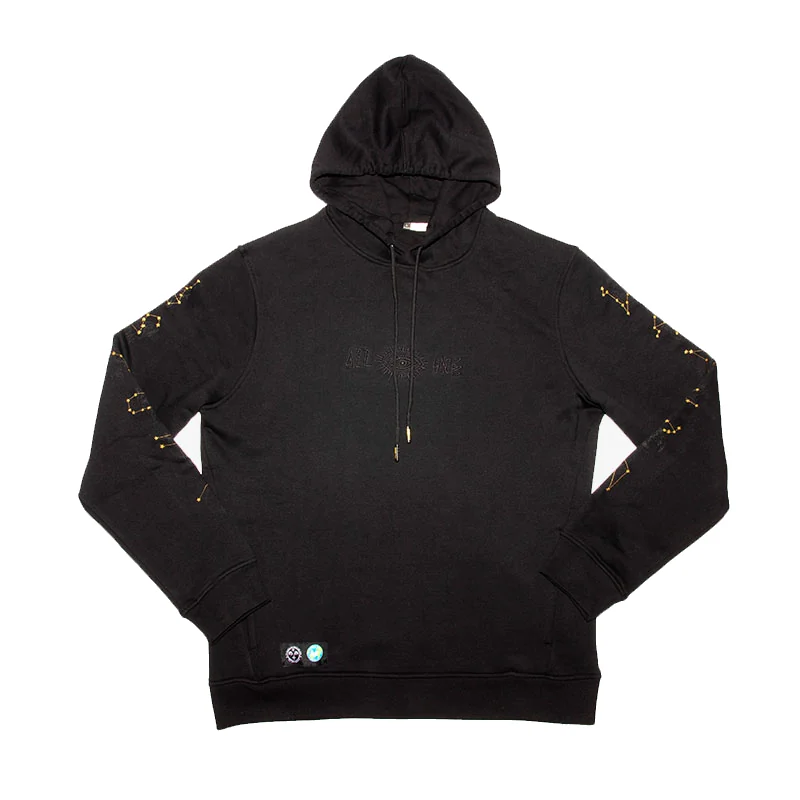 Course of the Sun Organic Hoodie-Black