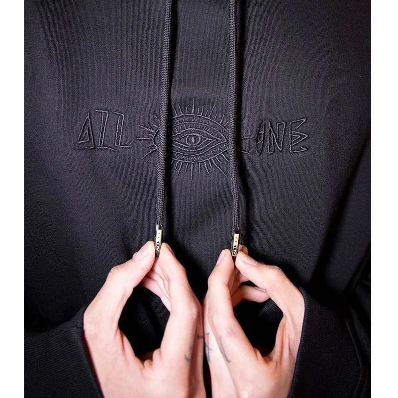 Course of the Sun Organic Hoodie-Black