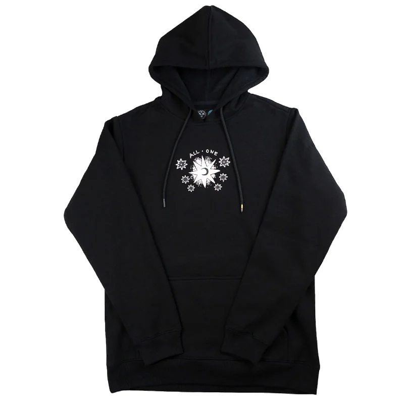 Eye See Star Hoodie - Black