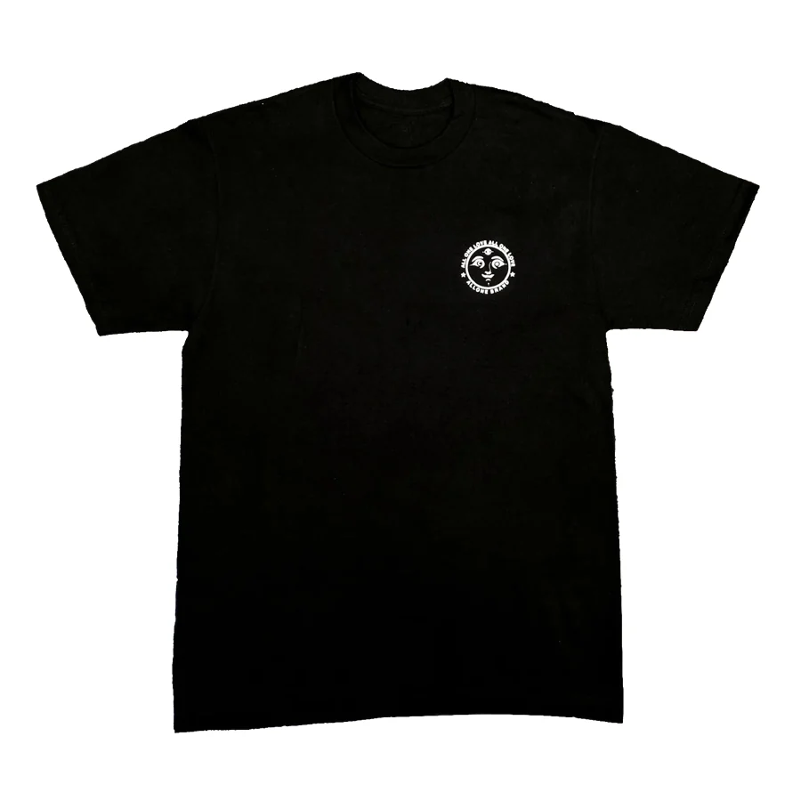 Face logo tee black
