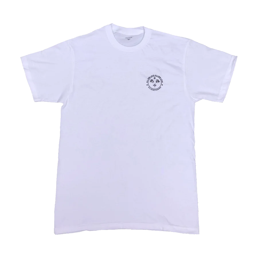 Face logo tee white