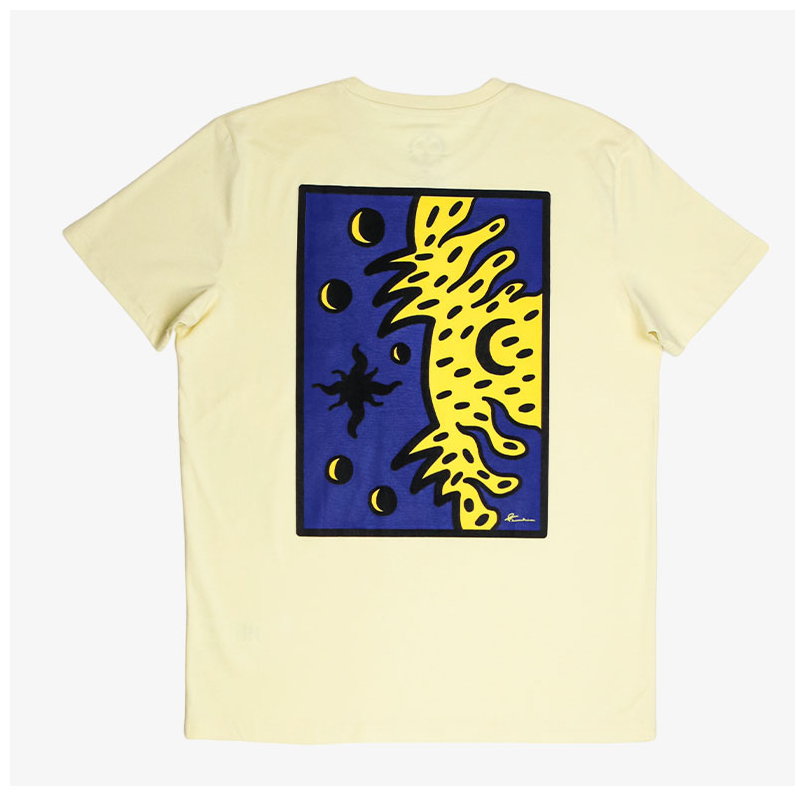 Moon & Sun Tshirt - Cornsilk