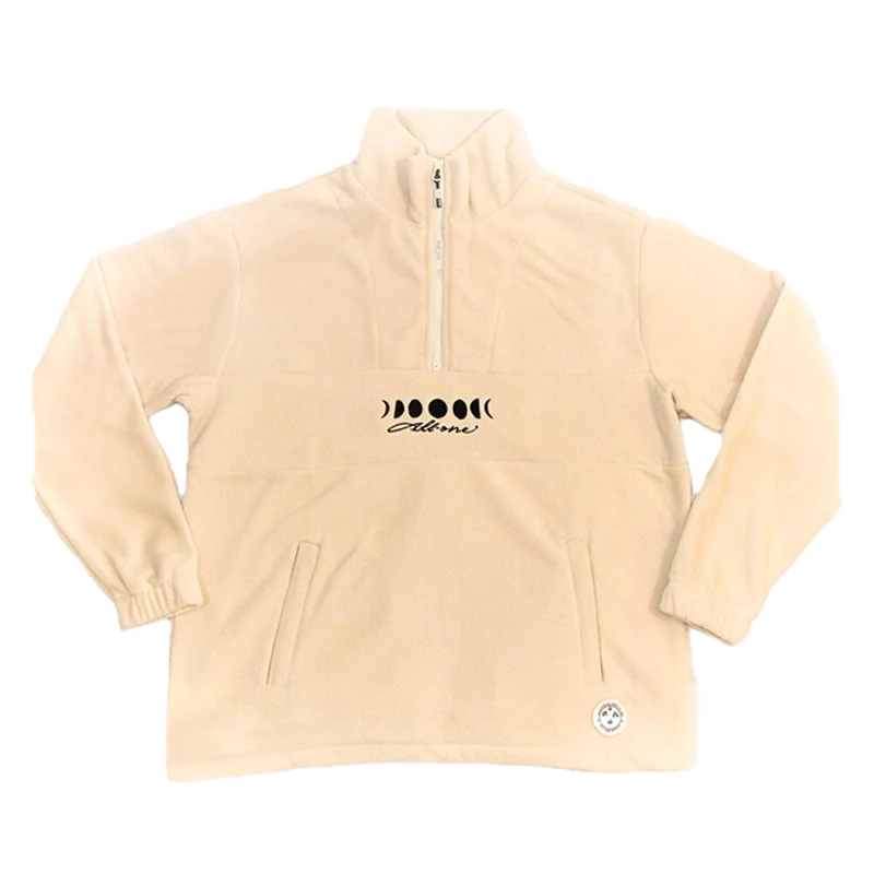 Moonphases Half Zip Fleece - Natural