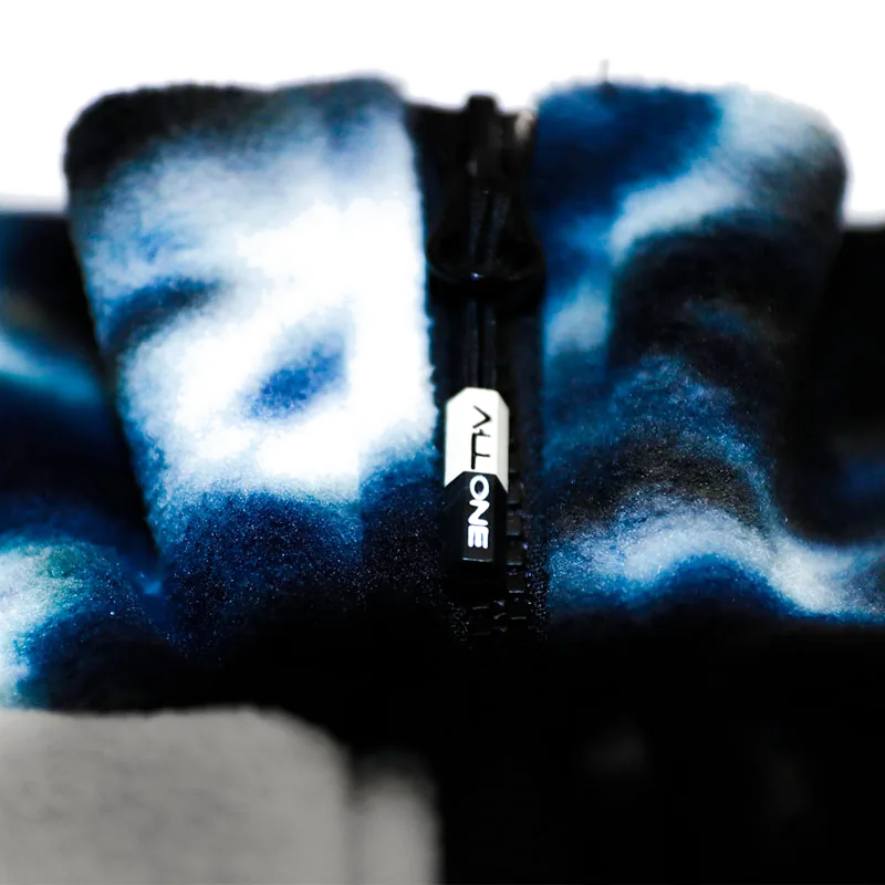 Moonphases Half Zip Fleece - Storm Tie dye