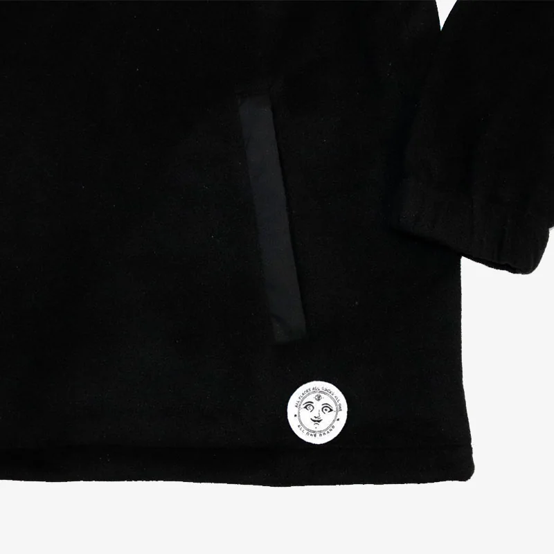 Moonphases Half Zip Fleece - Black