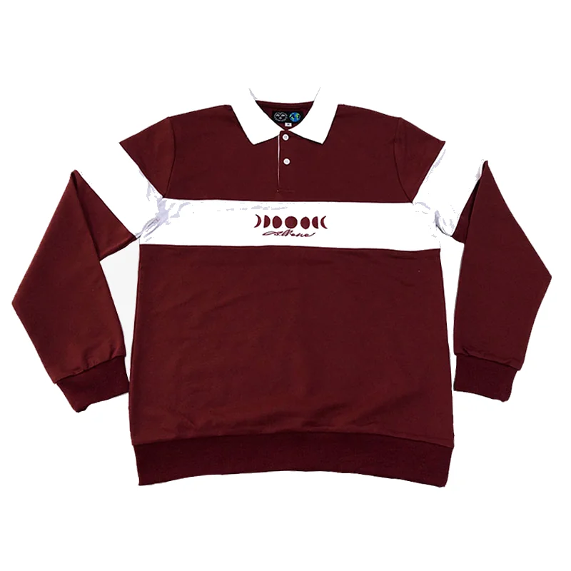 Moonphases LS Player Polo - Burgundy