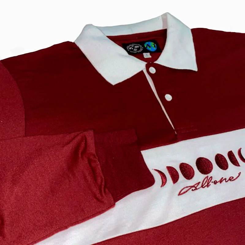 Moonphases LS Player Polo - Burgundy