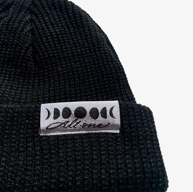 Moonphases Shortcut Beanie - Black