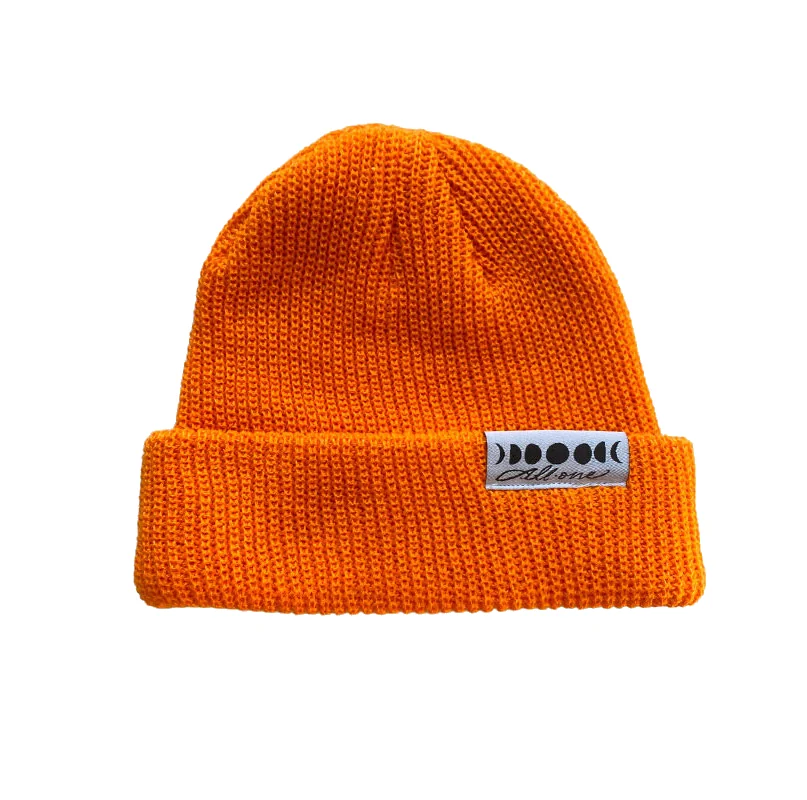 Moonphases Shortcut Beanie - Orange