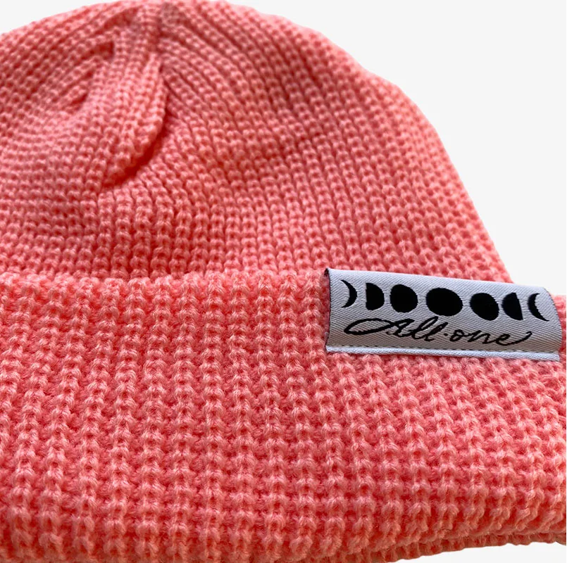 Moonphases Shortcut Beanie - Pink