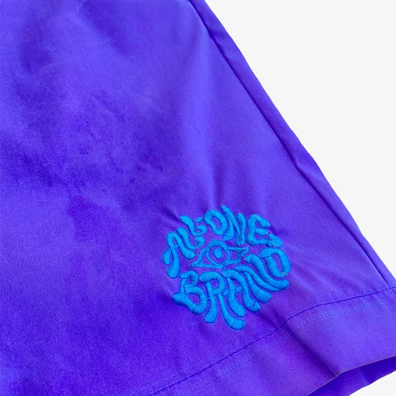 Psycheyelic Hydrochromic Swimshort- Purp/ Sky