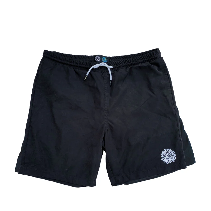 Psycheyelic Swimshort- Black