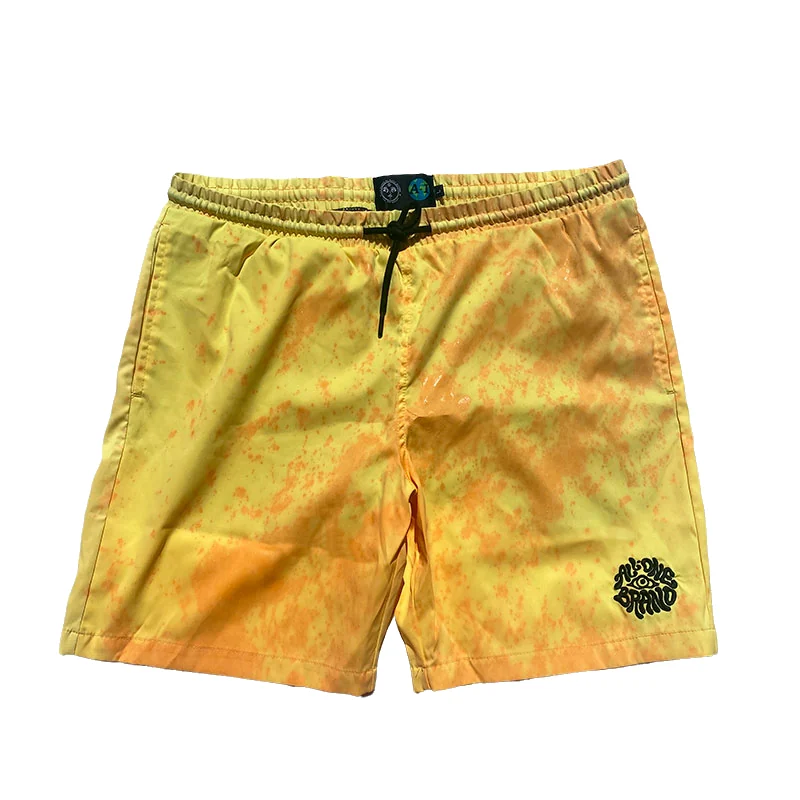 Psycheyelic Hydrochromic Swimshort- Peach/ Yellow