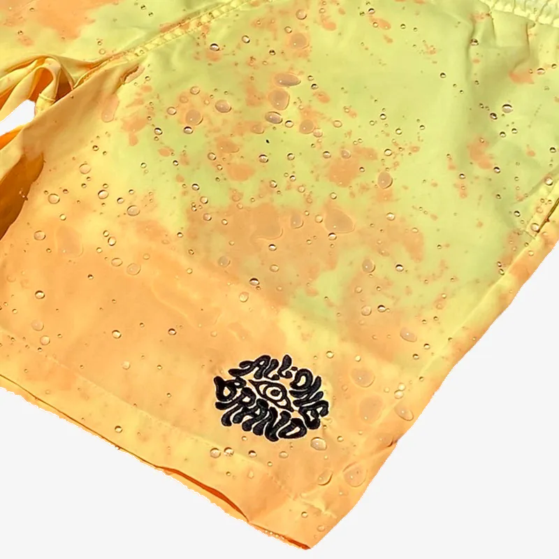 Psycheyelic Hydrochromic Swimshort- Peach/ Yellow