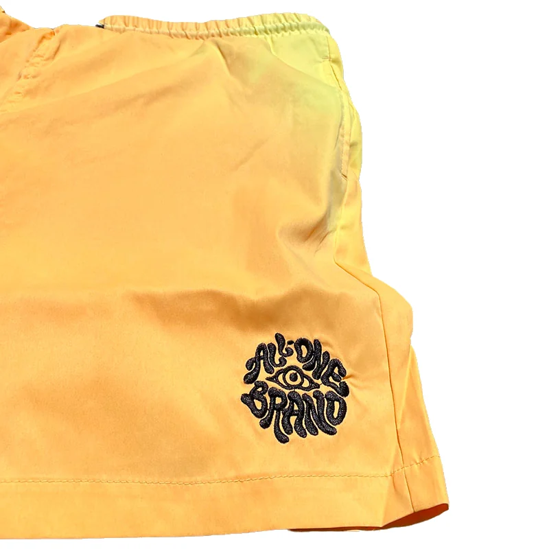 Psycheyelic Hydrochromic Swimshort- Peach/ Yellow