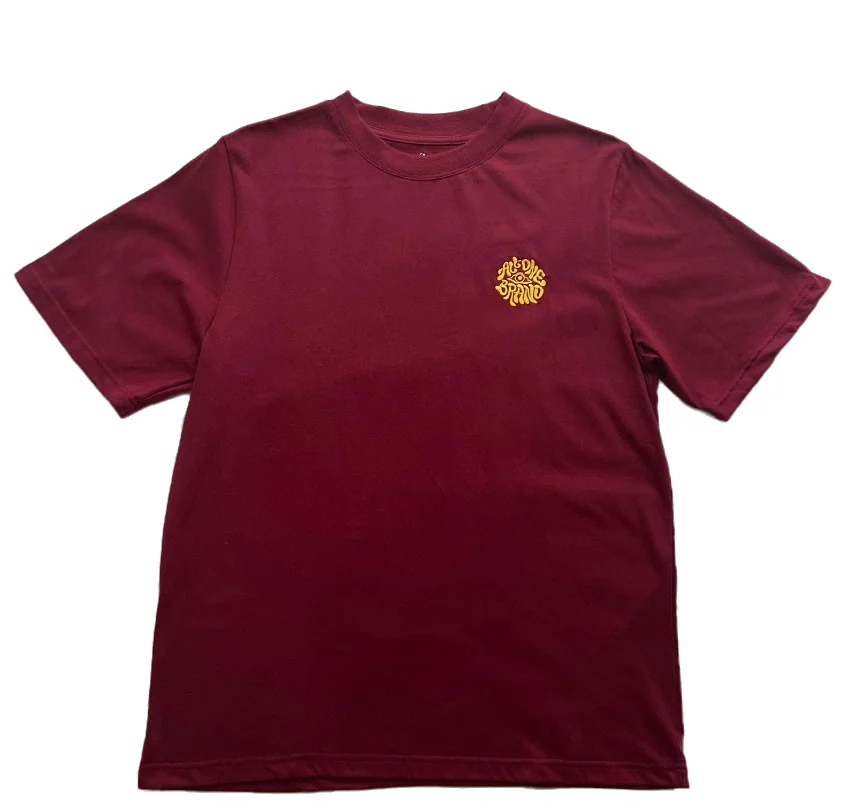 Psycheyelic Tshirt - Burgundy