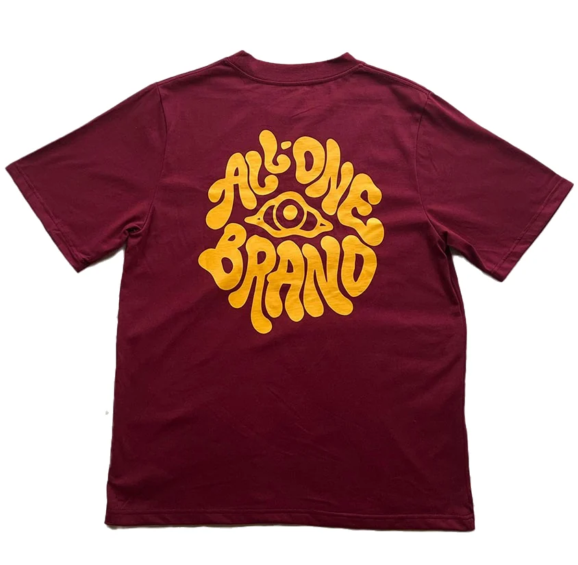 Psycheyelic Tshirt - Burgundy