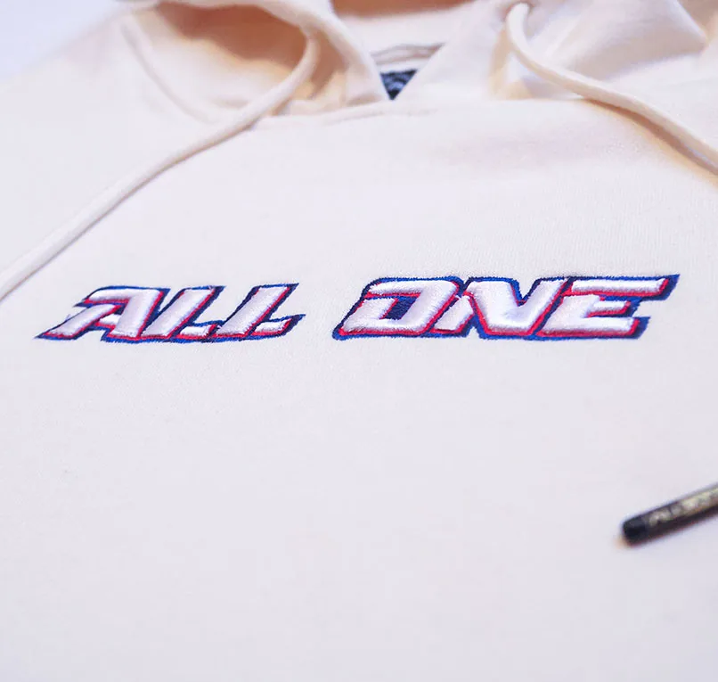 Race Logo Hoodie / Natural