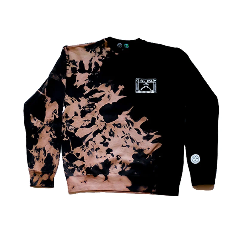 Temple Tie Dye Crewneck - Half Dyed