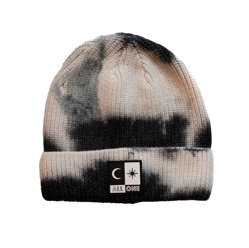 Tie Dye Beanie - Black