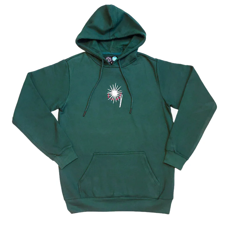 Ver Las Estrellas Hoodie - Bottle Green