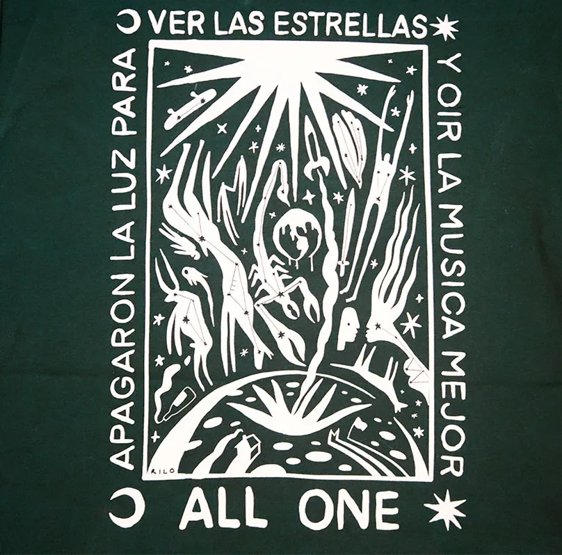 Ver Las Estrellas Hoodie - Bottle Green