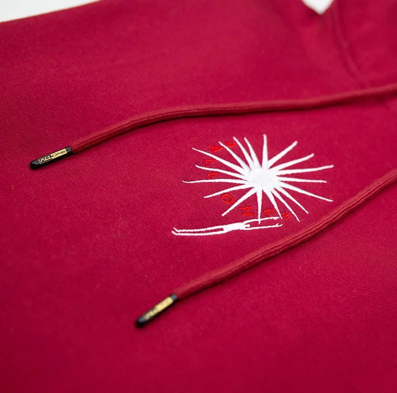 Ver Las Estrellas Hoodie- Burgundy