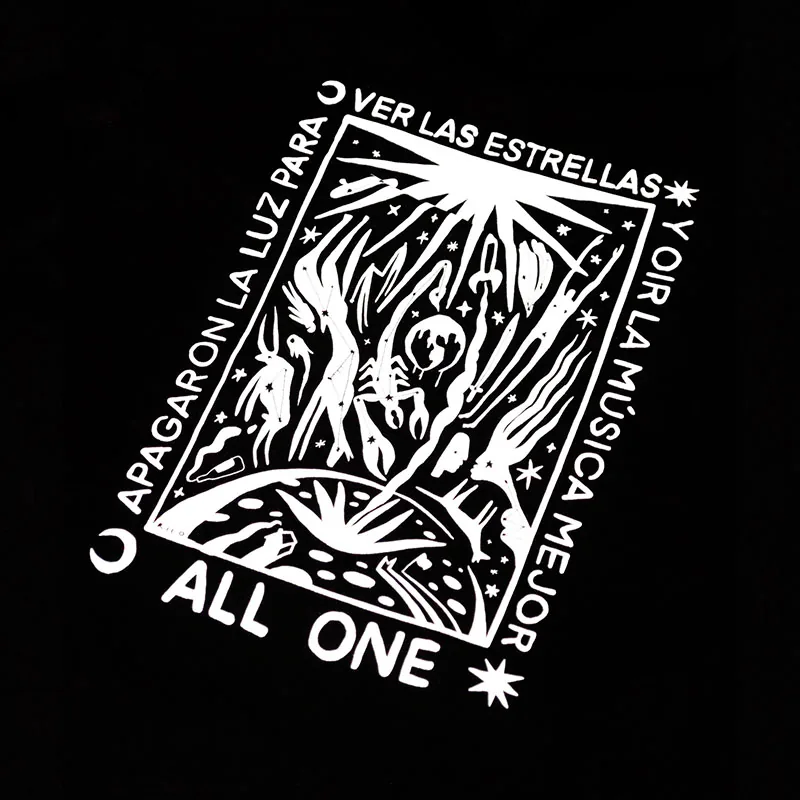 Ver Las Estrellas Hoodie RILO Collab - Black