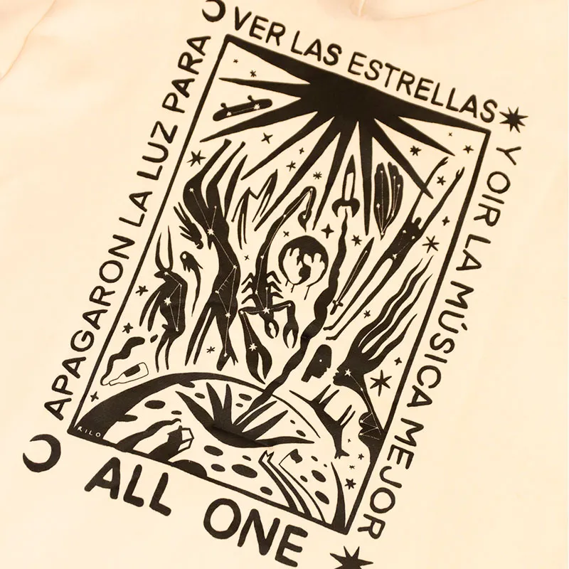 Ver Las Estrellas Hoodie RILO Collab - Natural