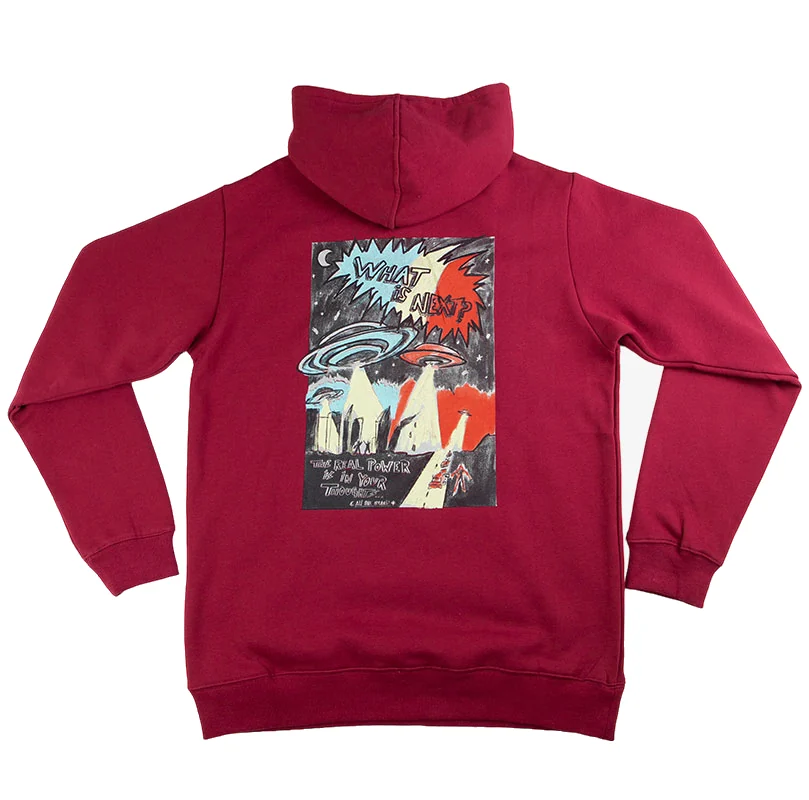 Whats Next Hoodie - Burgundy