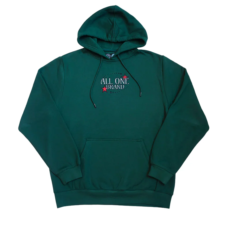 World Of Secrets Hoodie / Bottle Green