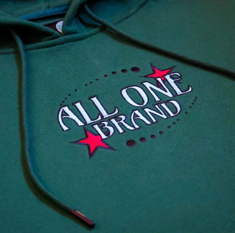 World Of Secrets Hoodie / Bottle Green