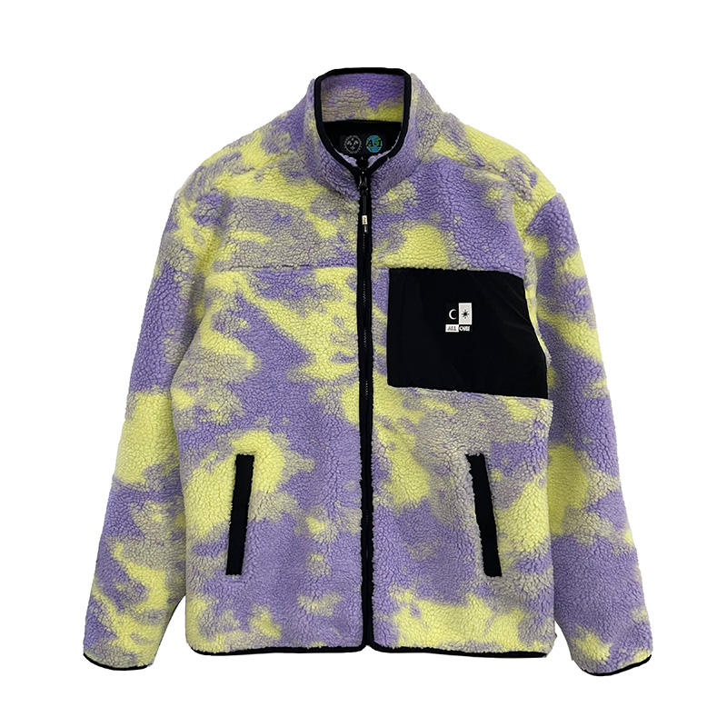 Jacket Polar Fleece / Camo Purp